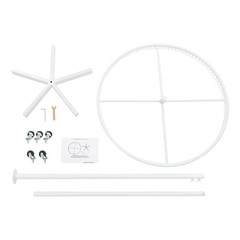Round Clothing Rack Clothing Display Rack Floor-standing Garment Hanging Rack