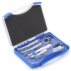 Portable Dental Turbine Unit Weak Suction Work Air Compressor/ Handpiece 2/4Hole