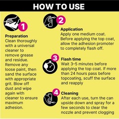 LAUCO Automotive Adhesion Promoter 13 oz Aerosol Spray Can with Aerosol Spray
