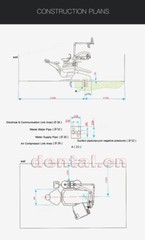 Dental Unit Chair Hard Leather Computer Controlled DC Motor +Stool Kit TJ2688-A1