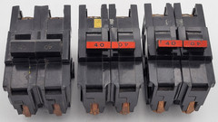FPE NA240 40 A 2-Pole Stab-Lok 120/240V Federal Pacific Circuit Breaker USED