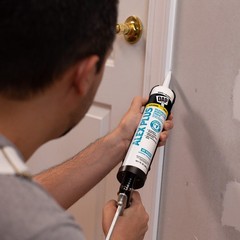 (8 Pack) DAP Alex Plus White Acrylic Latex Caulk Plus Silicone 10.1 oz Paintable