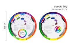 High Quality Rotating Color Wheel Mixing Guide LARGE SIZE 23cm Diameter