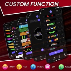 Easy Install 23”x5” LED Sign with Customizable App Control for Maximum Impact