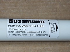 SURPLUS NEW BUSSMANN 15.5CAVH0.5E 0.5 Amp High Voltage H.R.C. Fuse – Parts