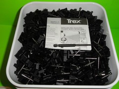 (900 Count) TREX Hideaway Hidden Deck Universal Fasteners 500 sq.ft. DA00002 NEW