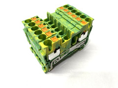 Phoenix Contact PT 2,5-PE Ground Terminal Block Green/Yellow 3209536 LOT OF 6