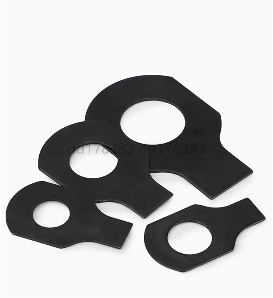 Black Steel Tab Washers With Long Tab M5 M6 M8 M10 M12 M16 M18 M20 M22 M24-M48