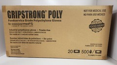 Foodservice Grade Polyethylene Gloves Full case of 10,000No powder Polyethylene