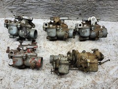 Vintage Zenith Updraft Carburetors, Used lot of 6 L51E. L806, 12553, Lz63-11