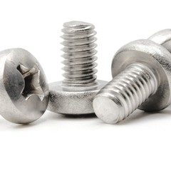 Stainless Screws for Audi Q5 License Plates (Set of 4, Silver, Rear)