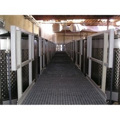 Fibergrate 264466 Fiberglass Molded Grating, 96 In Span, Grit-Top Surface,