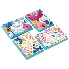 Hallmark Thank You Notes Assortment 4 inches x 5.5 inches, Watercolor Florals