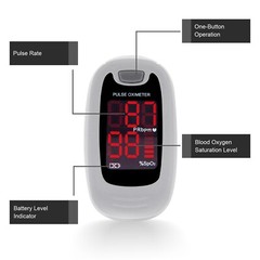 FDA Fingertip Pulse Oximeter Blood Oxygen meter SpO2 Heart Rate Monitor,USA