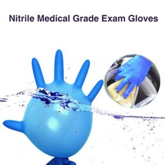 4 Mil Nitrile Exam Gloves ULTRA DURABLE (M L) Powder free 100 / 1000/3000 / Case