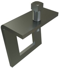 Power-Strut PS-855-1-EG, Steel, Square Head, Angular-I, Beam Clamp, 1 pc