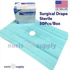 50pcs/Box Sterile Fenestrated Surgical Drape 18×26 Surgical Drapes