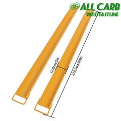 Extension Heavy Duty Steel Pallet Extensions 4.5″ Width 4600 LBS Max Pallet Fork