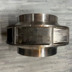 Unmarked Stainless Steel Closed Impeller For Centrifugal Pump