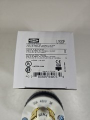 Hubbell L1630P 30A Locking Plug NEMA L16-30P 3P4W 3 Phase 480 Volt Cord Cap