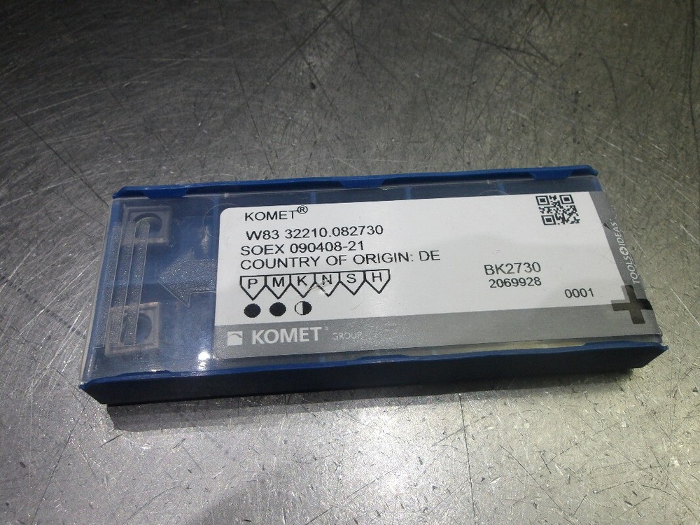 Komet Carbide Inserts QTY10 SOEX 090408-21 / W83 32210.082730 BK2730 (LOC2362)