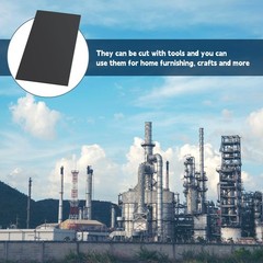 HDPE Plastic Sheet 1/2 X 24 48 Black Flexible Polyethylene Sasylvia High Density