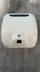 XLERATOR HAND DRYER XL-W NO TOUCH WALL MOUNT BATHROOM EXCEL XL C BW WHITE METAL