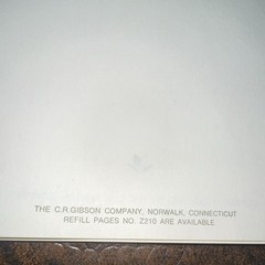 C.R. Gibson Illustrated Address & Telephone Book 6-Ring A-Z Binder Brown