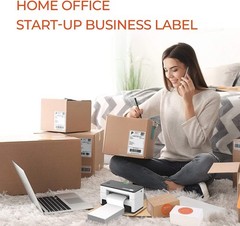 500 Fanfold 4×6 Shipping Labels Direct Thermal Commercial