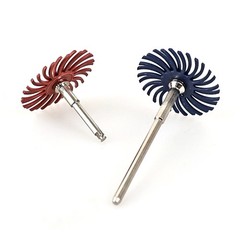 Dental Silicone Rubber Spiral Finishing Polishing Disc Wheel Shank + Mandrel Kit