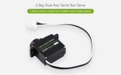 Waveshare 2.3kg Dual-axis Serial Bus Servo Two-way Feedback, Servo/Motor Mode