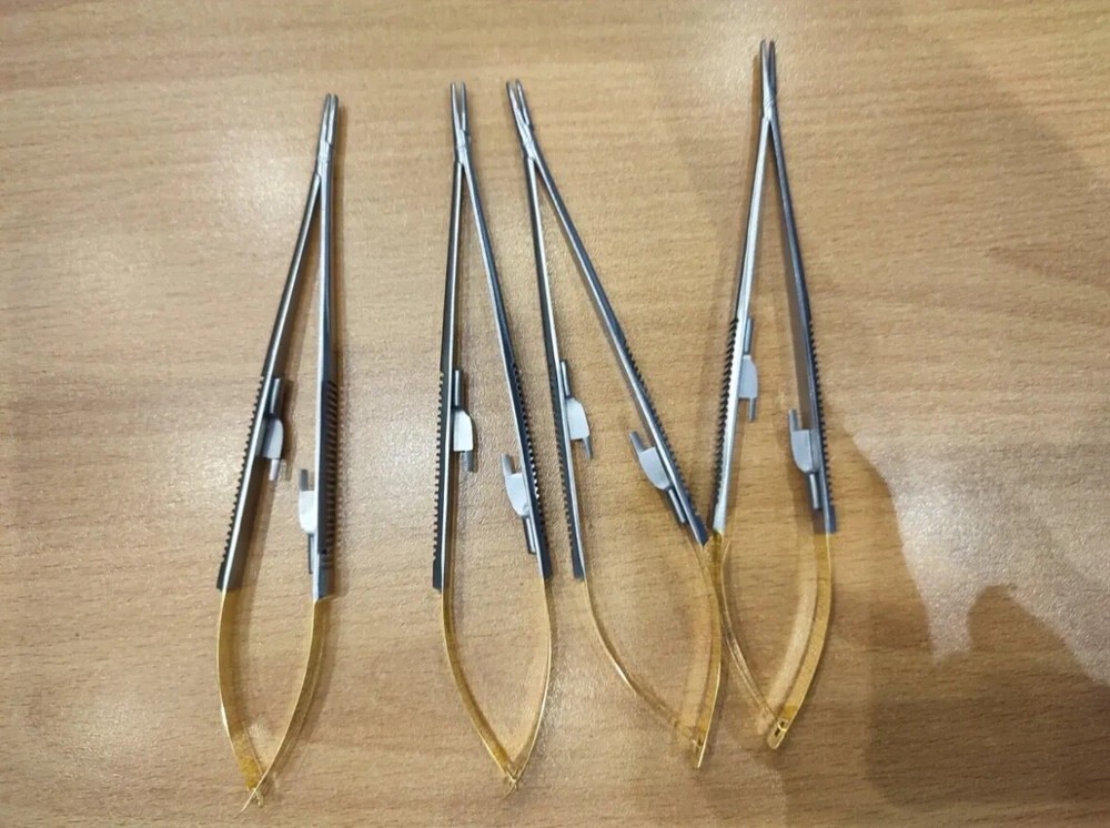 Lot of 4 Castroviejo straight Needle Holder 7″ 18cm NH5024