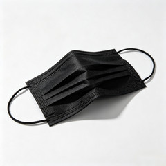 Disposable Black 3Ply Face Masks Comfort Earloop Non-Medical 100PCS