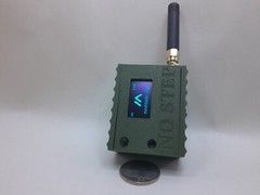 Meshtastic Node READY TO USE Heltec V3 Radio w/custom case 2000mah battery GREEN