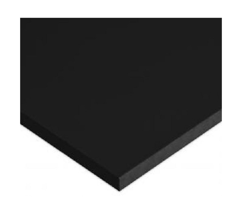 HDPE (High Density Polyethylene) Plastic Sheet 1/4″ x 24″ X 24″ Black Light T…