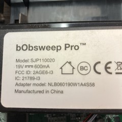 bObsweep SJP110020 Pro Robotic Vacuum Cleaner, Replacement Dust Bin Assembly.