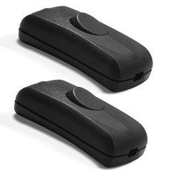 Betus Inline Cord Switch – On/Off in Line Cord Appliance Button Switches 2-Pack