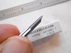 NEW ISCAR GERMANY SOLID CARBIDE BORING BAR 5MM MIN. BORE X 19MM MAX BORE DEPTH