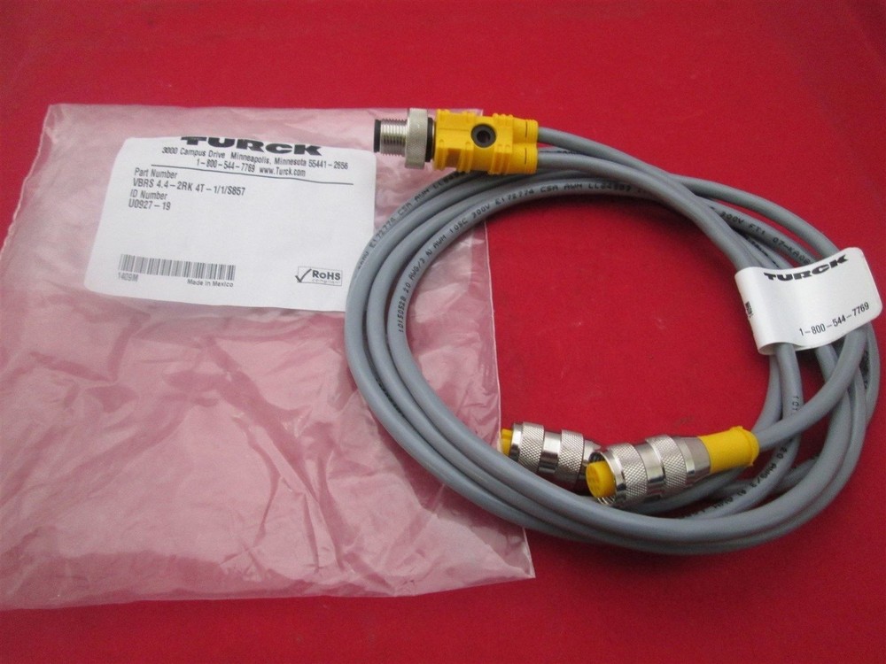 Turck VBRS 4.4-2RK 4T-1/1/S857 U0927-19 Cable