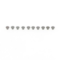 US Dental Orthodontic Metal Lingual Button Bondable Round Mesh Base 10Pcs/Pack