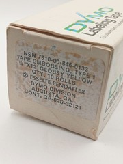 Vintage Dymo Labeling Tape – Yellow