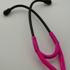 Pink Cardiology Stethoscope – Dual-Lumen, Stainless Steel, Premium Sound