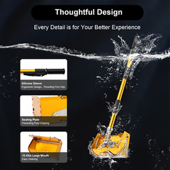 Drywall Flat Finishing Box Tool With Adjustable Rod 3.44-5.51ft For Wall Ceiling