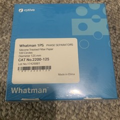 Whatman 1PS Phase Separators Filter Paper 125 mm Diameter 2200-125 100 Circles