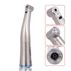 1:1 Fibra Óptica Pieza de Mano Dental Baja Velocidad LED Contra Angulo Empuje