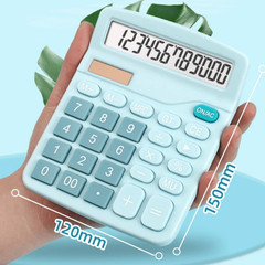 1 pc Solar Scientific Calculator Large Display Cute Office Desktop Calculator