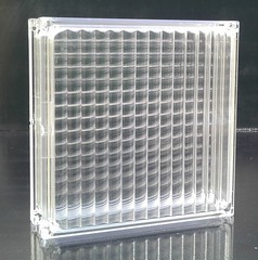 Acrylic Glass Blocks – 6″L x 6″W x 3″H (BOX OF 4 BLOCKS) View Selection