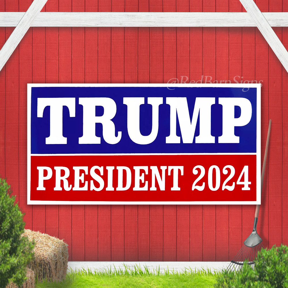 Trump President 2024 Presidential Banner