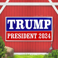 Trump President 2024 Presidential Banner