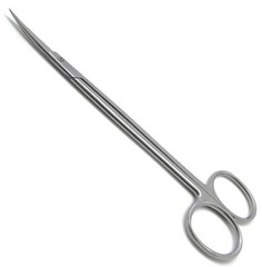 10× Kelly Scissor Curved 7″ Sharp/Sharp Dental Surgical Medical ENT Instruments